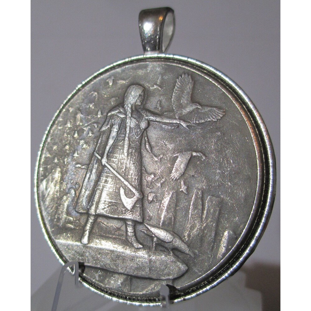 Celtic Lore: Morrigan the Queen of Battles Coin-Pendant